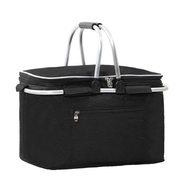 Collapsible Foldable Insulated Picnic Shopping Tote Basket