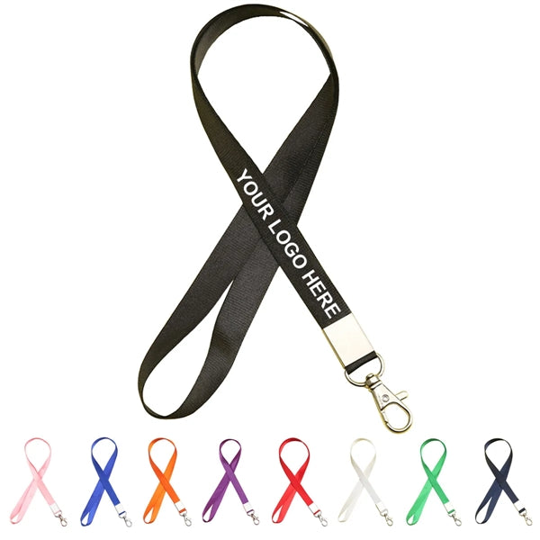 Polyester Lanyard With Detachable Lobster Buckle