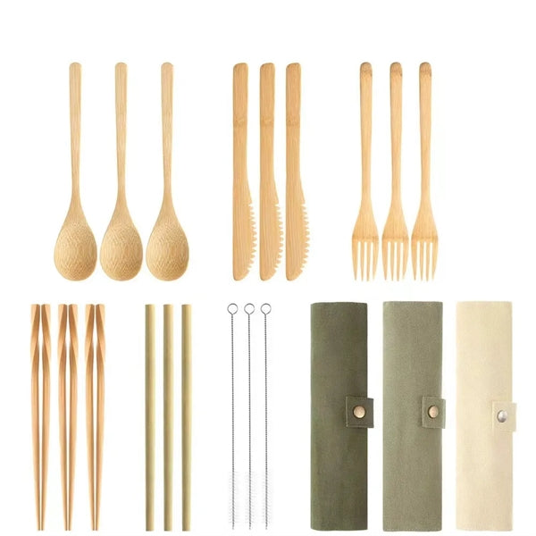 Bamboo Travel Utensils