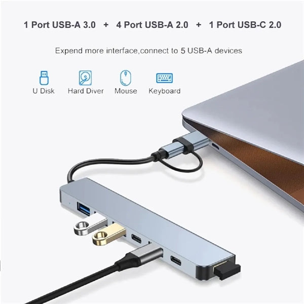 7 in 1 Laptop Docking Station