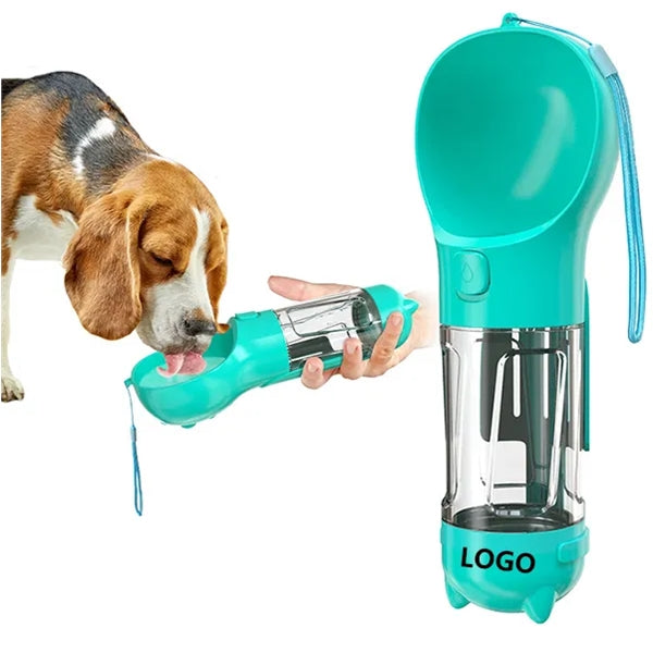 Portable Multifunctional Pet Dog Water Bottle Dispenser