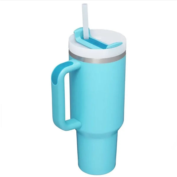 30 OZ Tumbler with Handle and Straw Lid