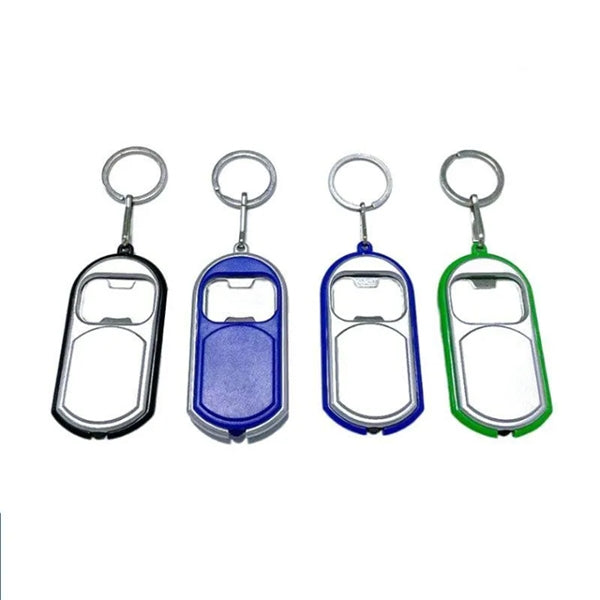 Mini Flashlight with bottle opener keychain