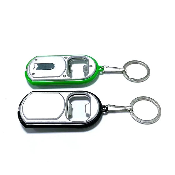 Mini Flashlight with bottle opener keychain
