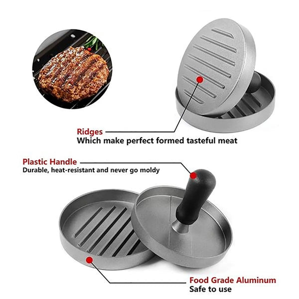 Aluminum Hamburger Press Patty Maker