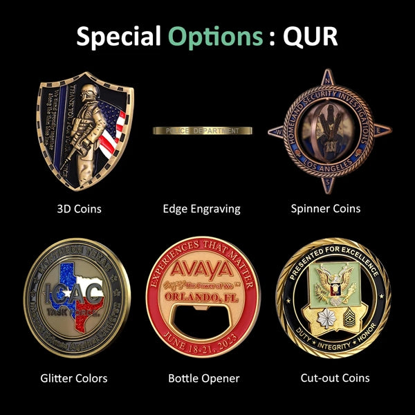 2.25 " Soft Enamel Challenge Coins