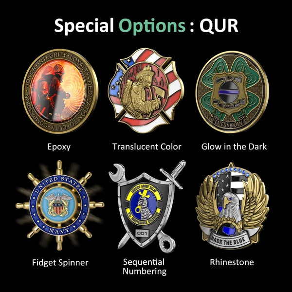 2.25 " Soft Enamel Challenge Coins