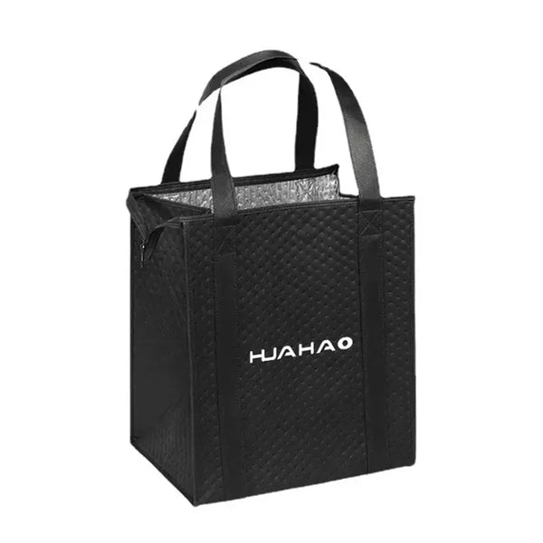 Non-Woven Grocery Cooler Tote Bag with Zipper