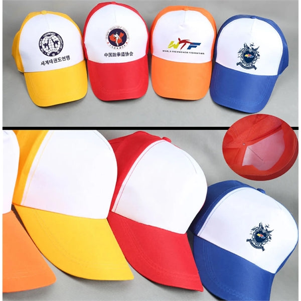 Two Tone 6 Panel Baseball Cap
