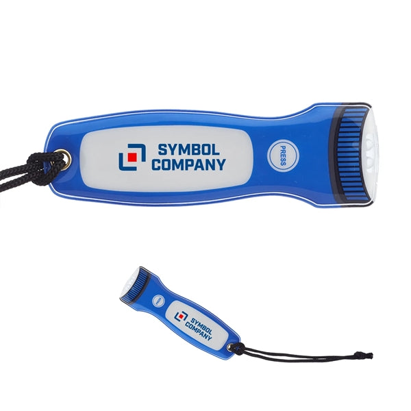 Flat Magnetic Flashlight (1 Color Imprint)