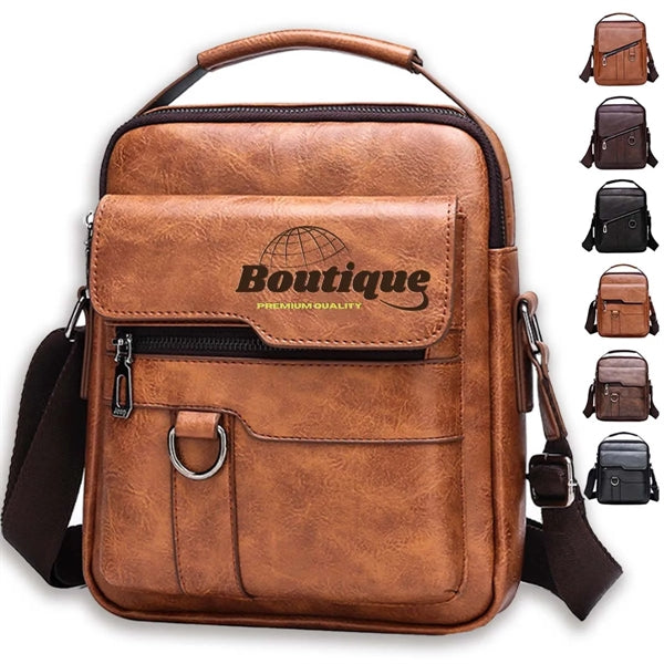 Large Capacity PU Leather Handbag Crossbody Bag Briefcases