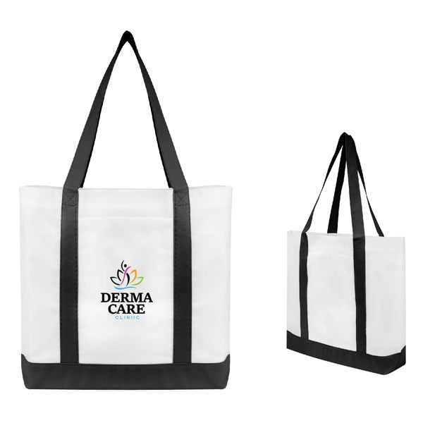 Non-Woven Tote Bag With Trim Colors