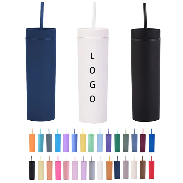 16Oz Tumbler With Lid And Straw