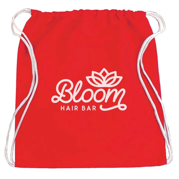 Cotton Drawstring Tote Bag