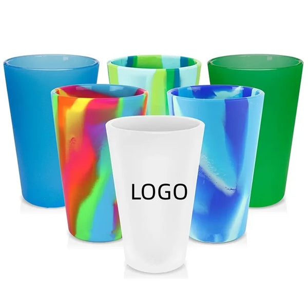 Silicone Pint Glasses 16oz