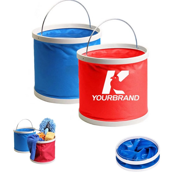 11L Large Portable Folding Water Bucket with Handle