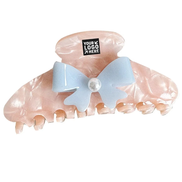 Cute Bow Butterfly Large Thick Hair Claw Clip