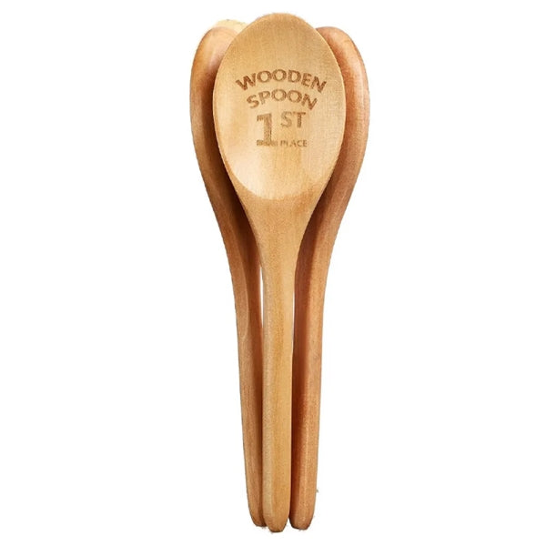 Laser Engraved Wooden Spoon with silicone Trophy Base