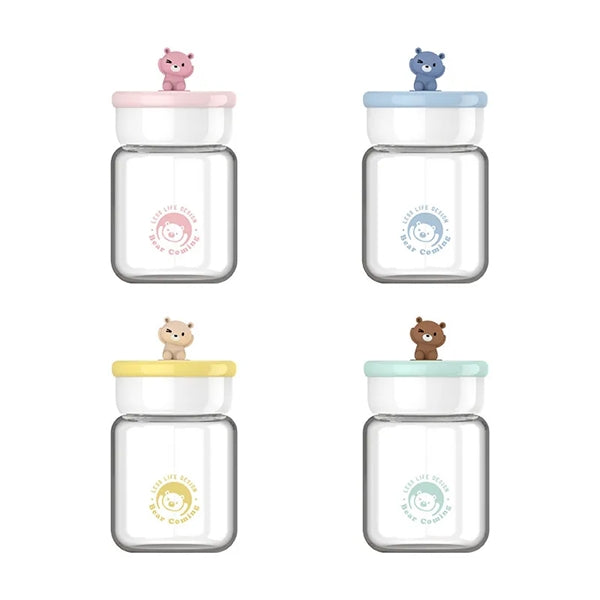 Biggie glass milk cup