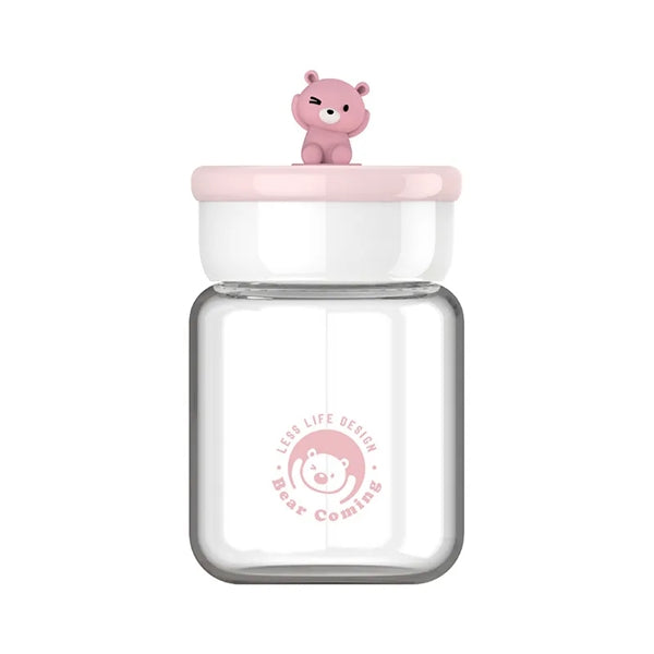 Biggie glass milk cup