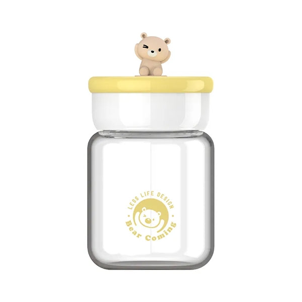 Biggie glass milk cup