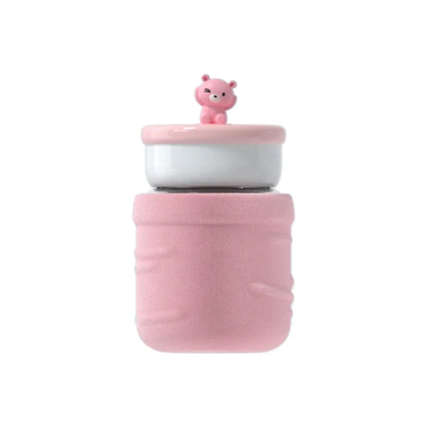 Biggie glass milk cup