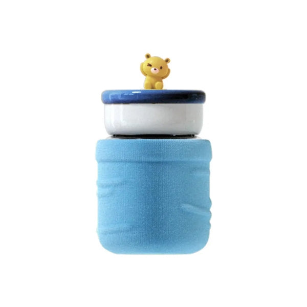 Biggie glass milk cup