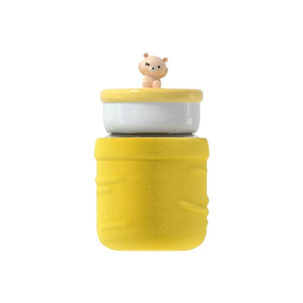 Biggie glass milk cup