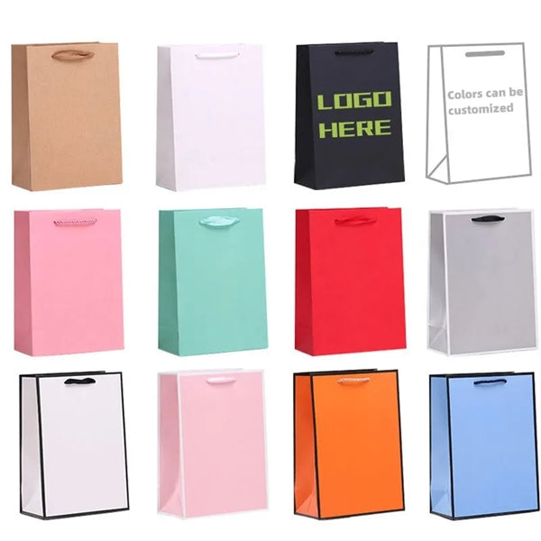 Kraft Paper Gift Bag 8 " x 4 " x 10 "