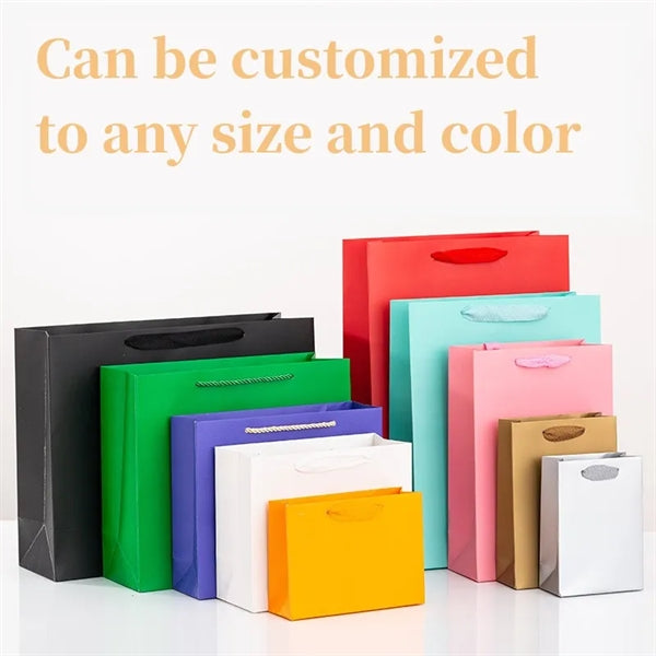 Kraft Paper Gift Bag 8 " x 4 " x 10 "