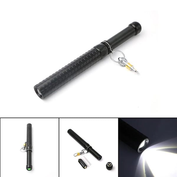 2-in-1 Telescopic Spike Flashlight