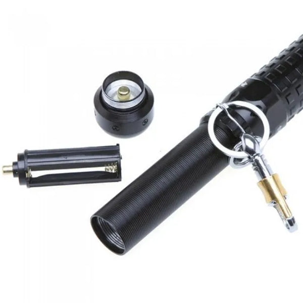 2-in-1 Telescopic Spike Flashlight