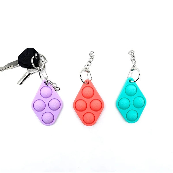 Stress Reliever Silicone Keychain
