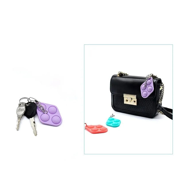 Stress Reliever Silicone Keychain