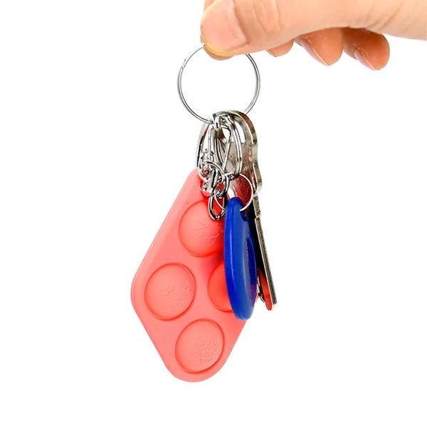 Stress Reliever Silicone Keychain