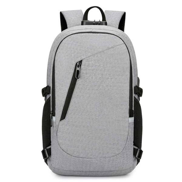 Travel Laptop Anti Theft Backpack USB Charging Port Lock Bag