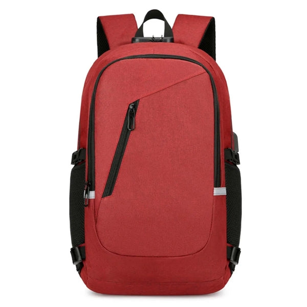 Travel Laptop Anti Theft Backpack USB Charging Port Lock Bag