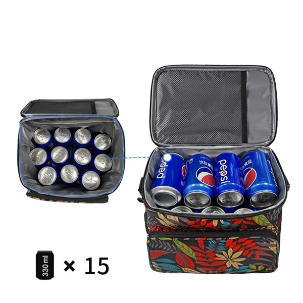 10L Travel Insulated Cooler Lunch Bag