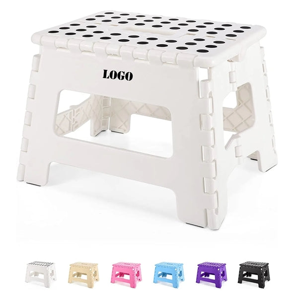 Durable Step Stool, Foldable, Space-Saving Design