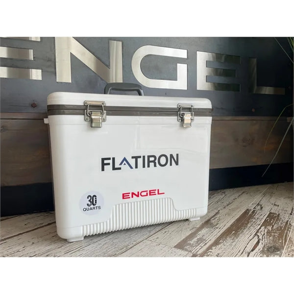 30Qt Cooler Drybox & Blue Collar Construction Lunchbox.