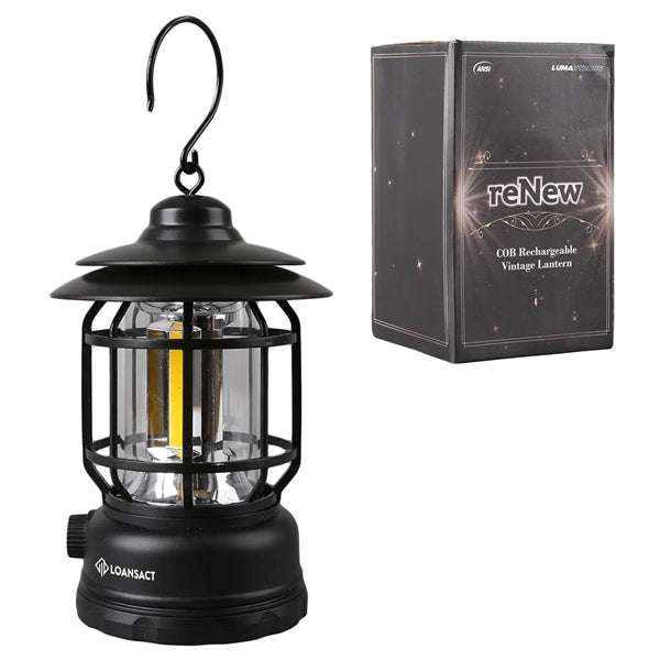 ReNew COB Rechargeable Vintage Lantern