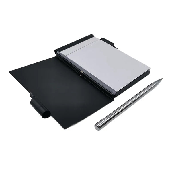 Multi-color Aluminum Alloy Card Box Notebook With Pen