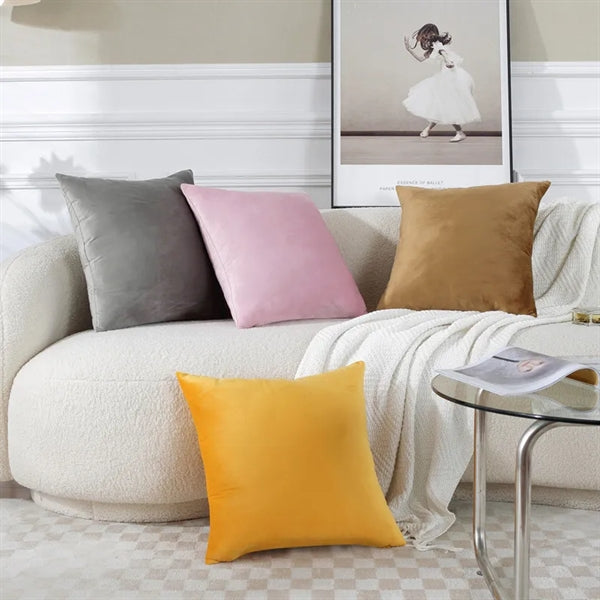 Velvet Throw Pillows For The Sofa