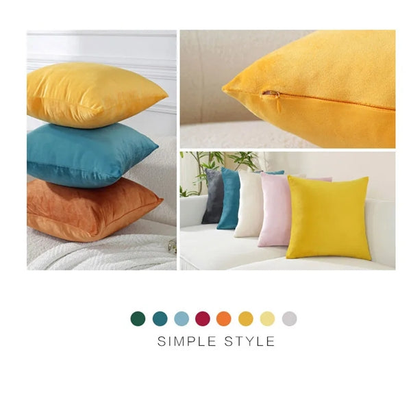 Velvet Throw Pillows For The Sofa