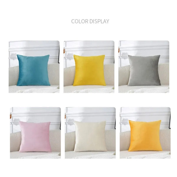 Velvet Throw Pillows For The Sofa