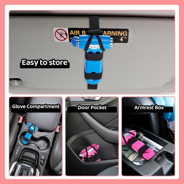 Car Safe Hammer Window Breaker,3 in 1 Emergency Escape Tool