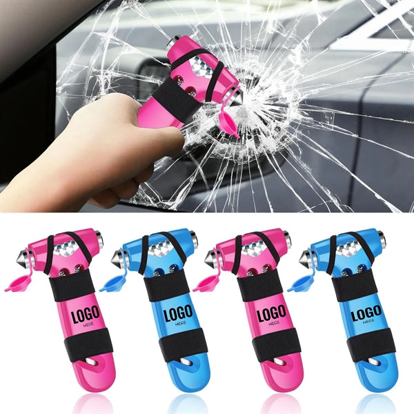 Car Safe Hammer Window Breaker,3 in 1 Emergency Escape Tool