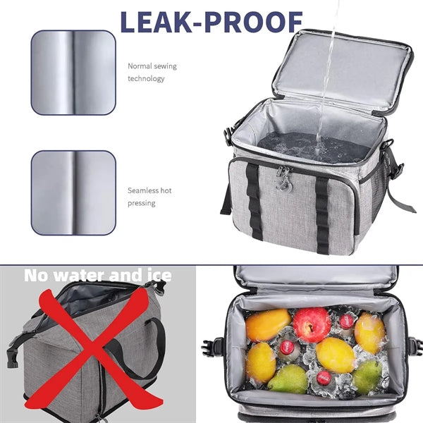 Large Double Layer Waterproof Leak Proof Cooler Backpack