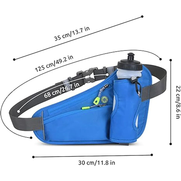 Breathable Lightweight Waist Bags With Water Bottle Holder