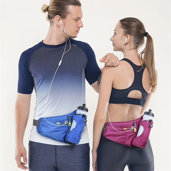 Breathable Lightweight Waist Bags With Water Bottle Holder